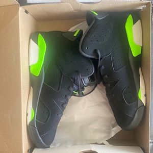Never use Jordan 6 Retro Blk/Electric Green